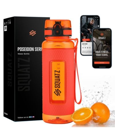 SQUATZ спортивная бутылка для воды 1100ml с фильтром-инфузером для фруктов