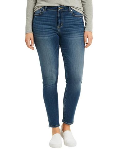 SLINK Jeans женские джинсы skinny с высокой посадкой, длина до щиколотки, 28" inseam