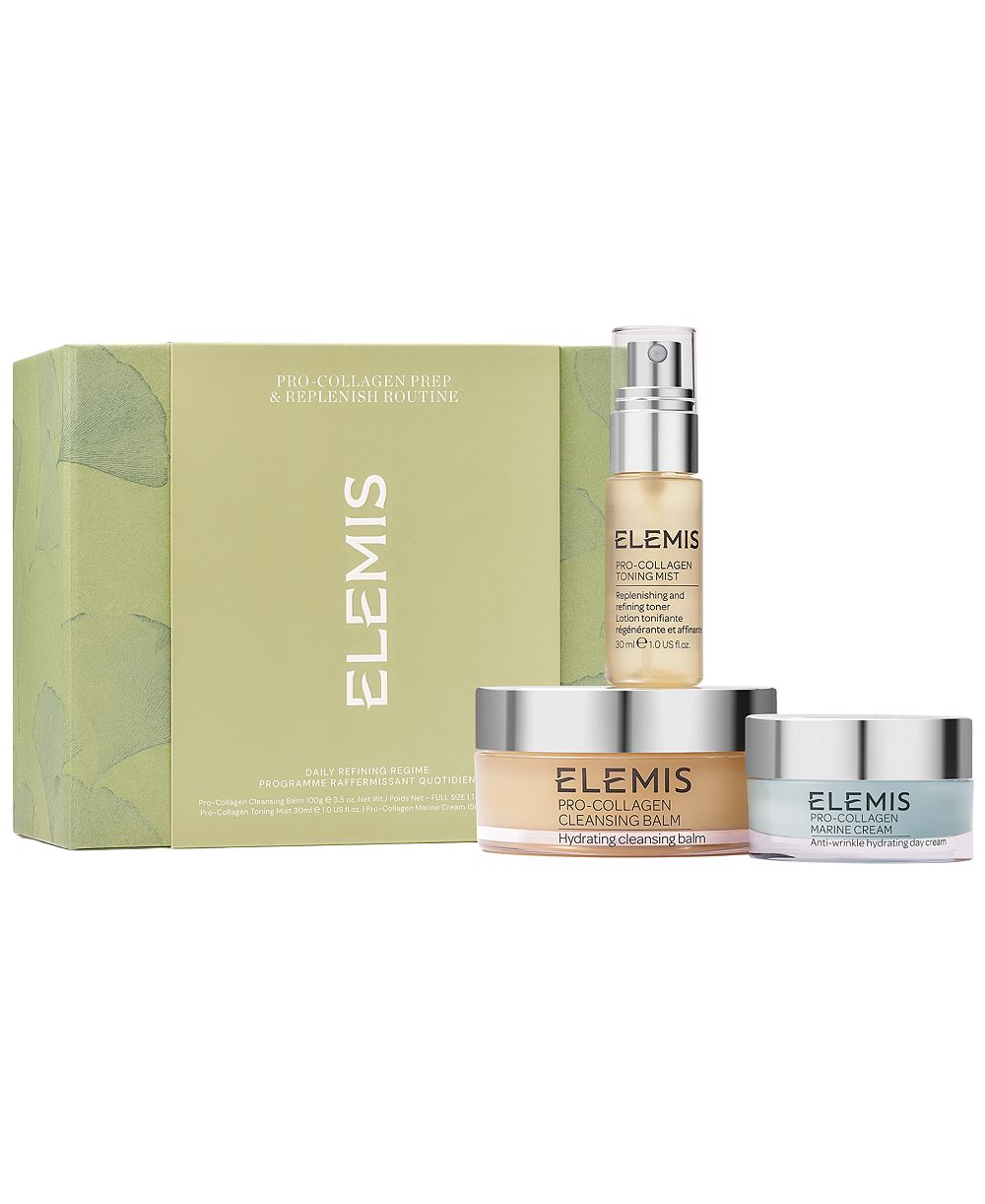 Набор для ухода за кожей Elemis Pro-Collagen Prep and Replenish 3-Piece Kit