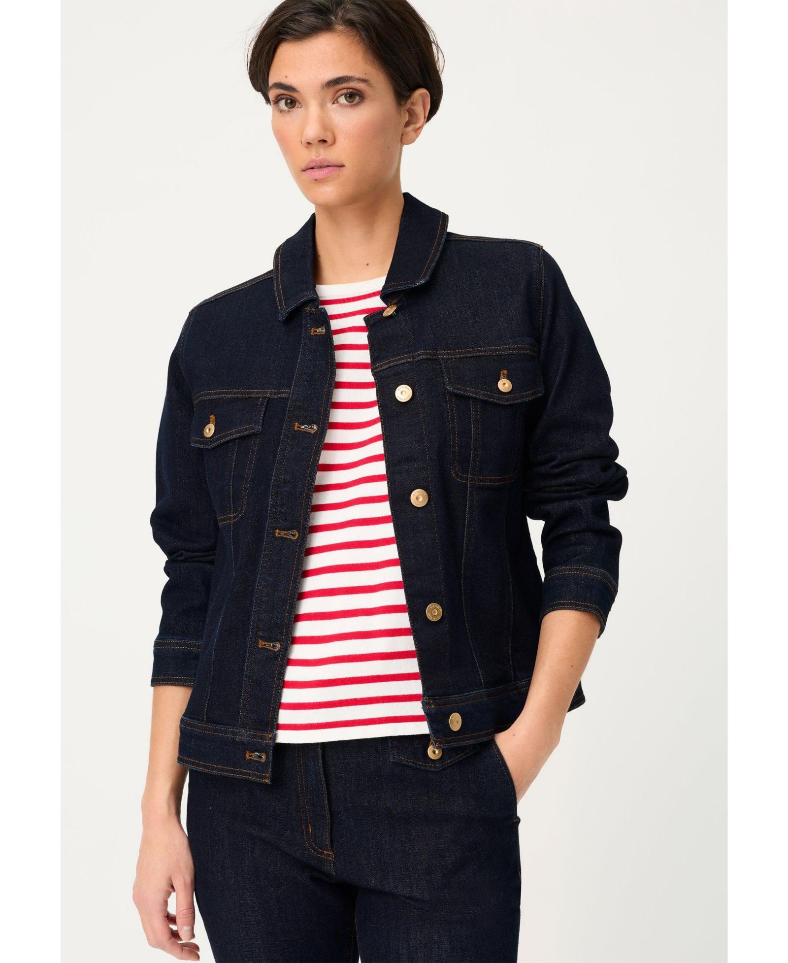 Olsen Women's Dark Denim Jacket