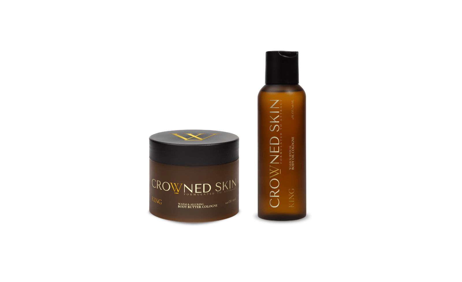 Crowned Skin King Body Butter and Oil Bundle