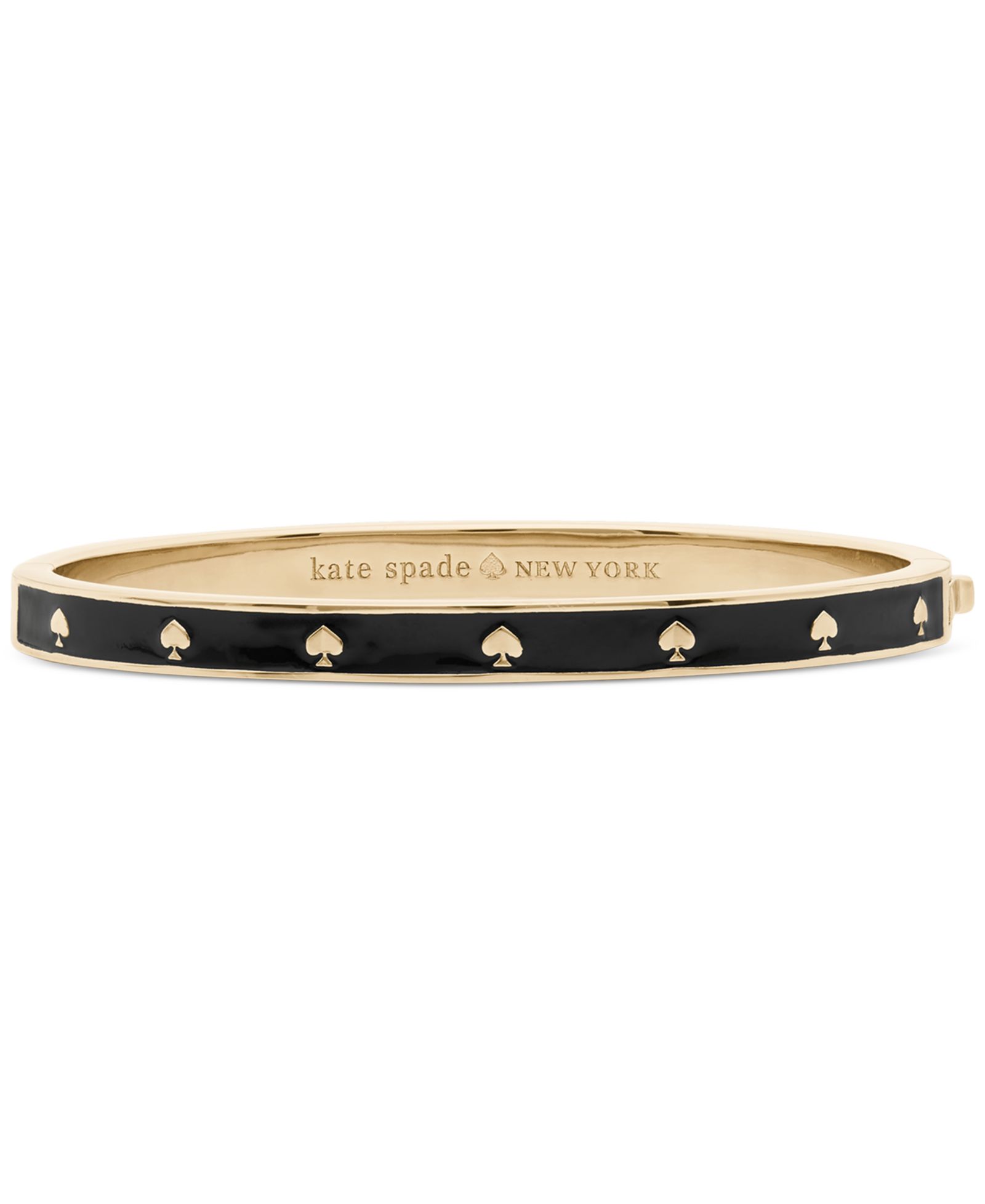 Браслет kate spade new york Enamel Hinged Spade Bangle Bracelet