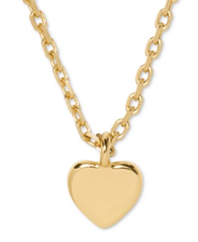 Ожерелье kate spade new york Metal Plated Mini Heart Pendant