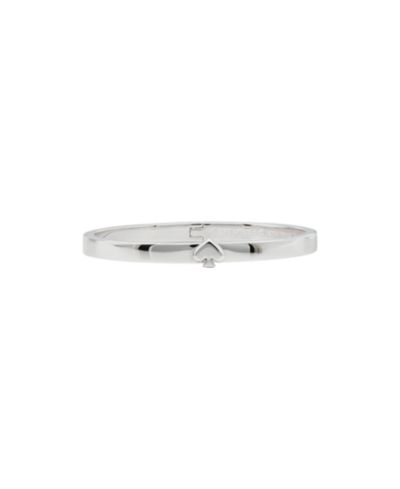 kate spade new york Silver Plated Thin Enamel Bangle Bracelet
