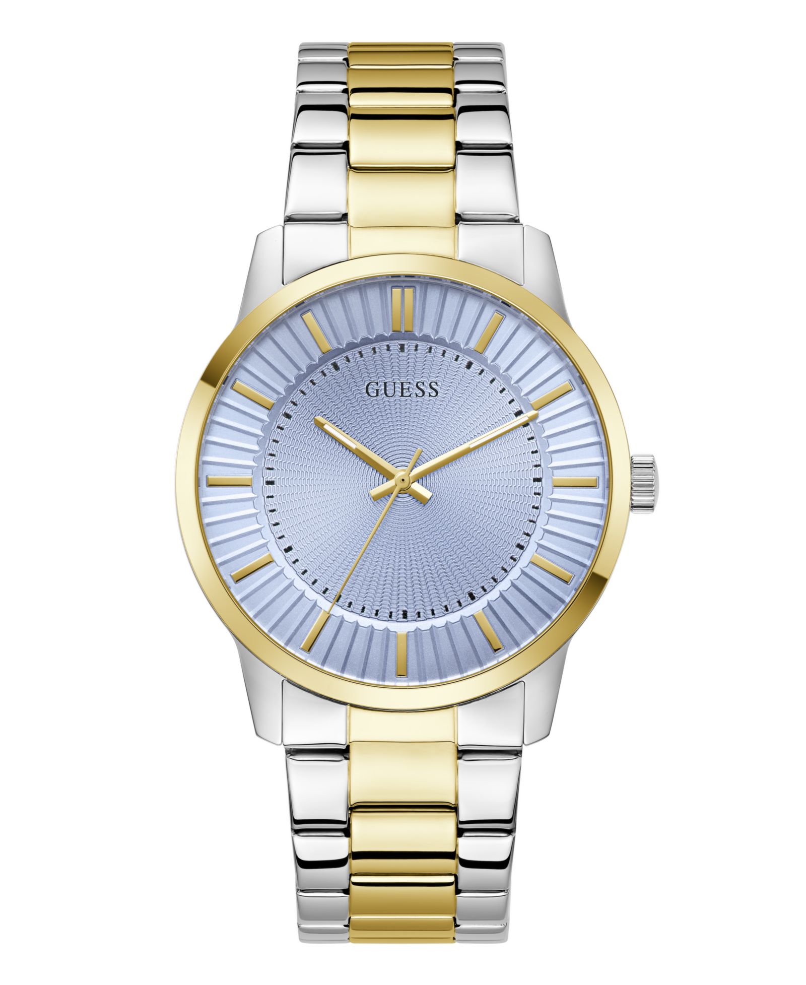 GUESS Men's Two-Tone Analog Watch, 42mm