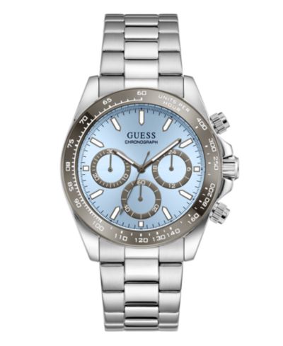 GUESS мужские хронограф часы, 42mm, серебристого цвета
