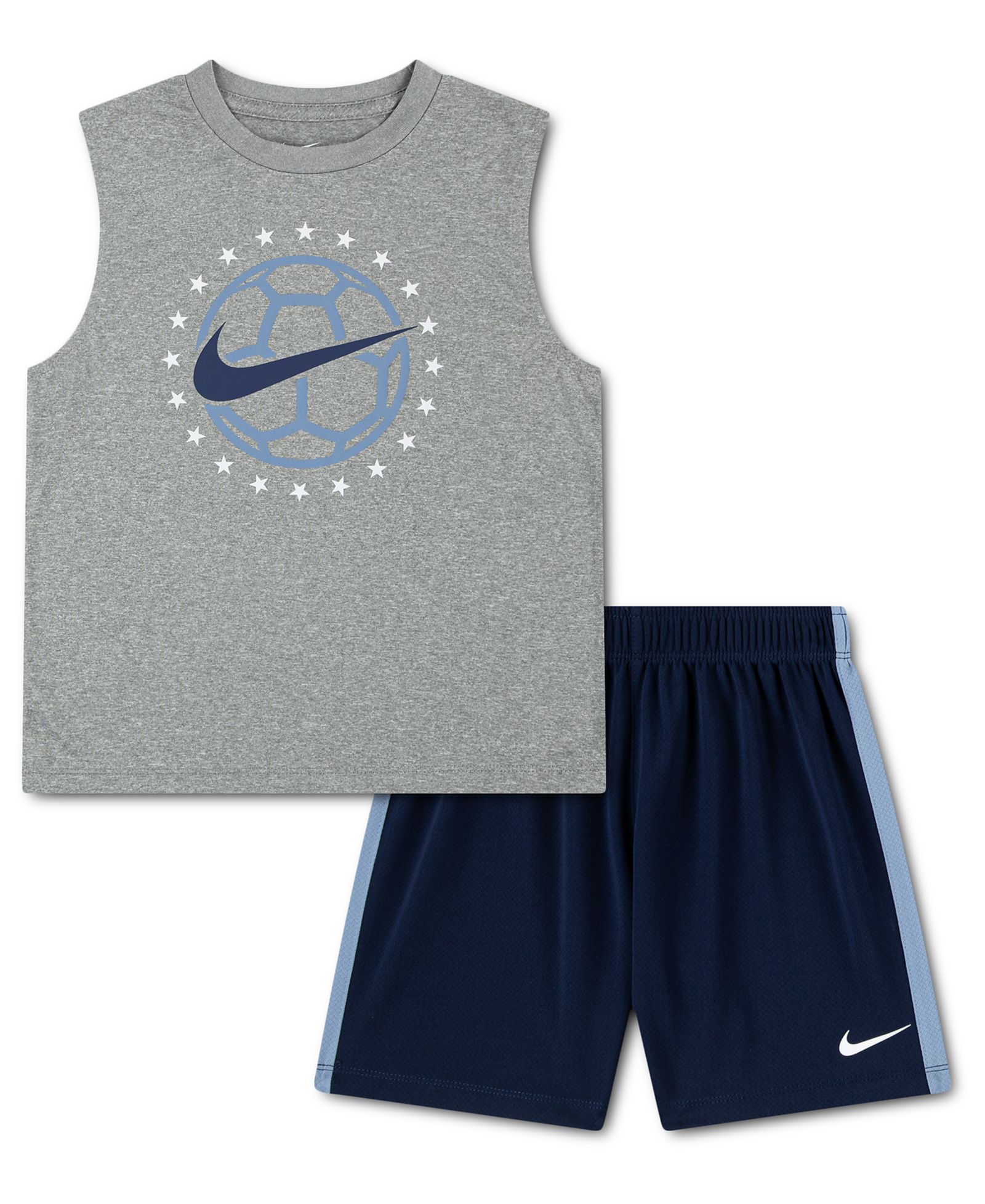 Nike Boys' 4-7 Sleeveless Top and Shorts, 2-Piece Set