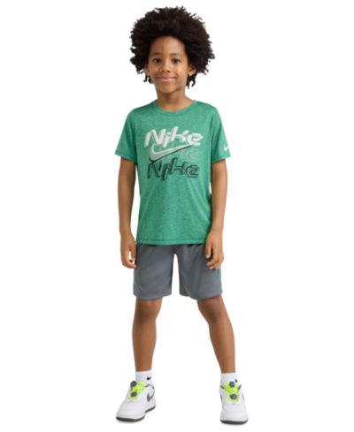Nike Boys' 4-7 Short-Sleeve T-Shirt and Shorts, 2-Piece Set