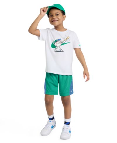 Детский комплект Nike: футболка с графикой и сетчатые шорты, 2-Piece Set