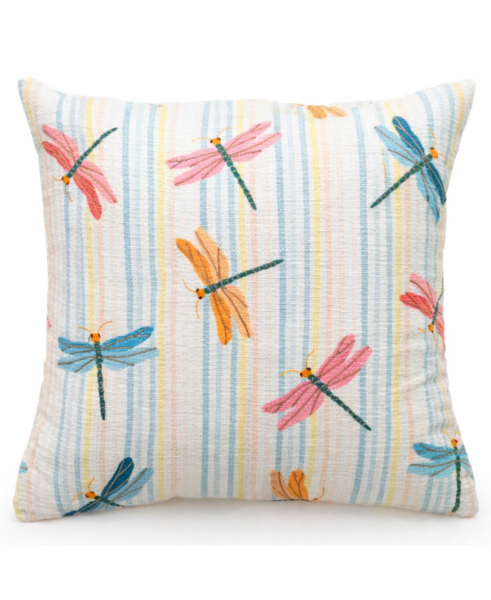 Декоративная подушка Vibhsa Dancing Dragonflies Printed Embroidered 20" x 20"