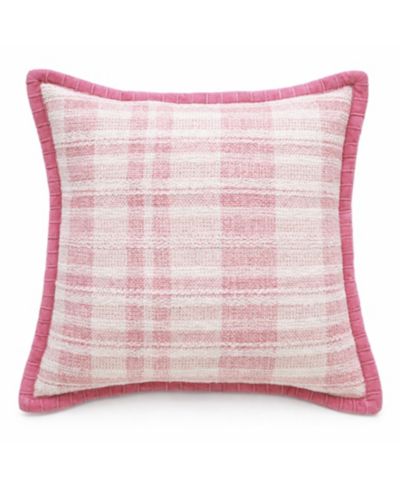 Декоративная подушка Vibhsa Soft Plaid Blue Velvet 20" x 20"