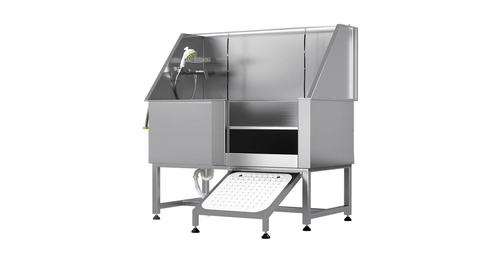 AECOJOY ванна для собак из нержавеющей стали, 50", регулируемая высота