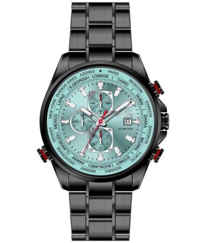 Invicta Мужские часы Aviator Quartz VD57 Tiffany Blue