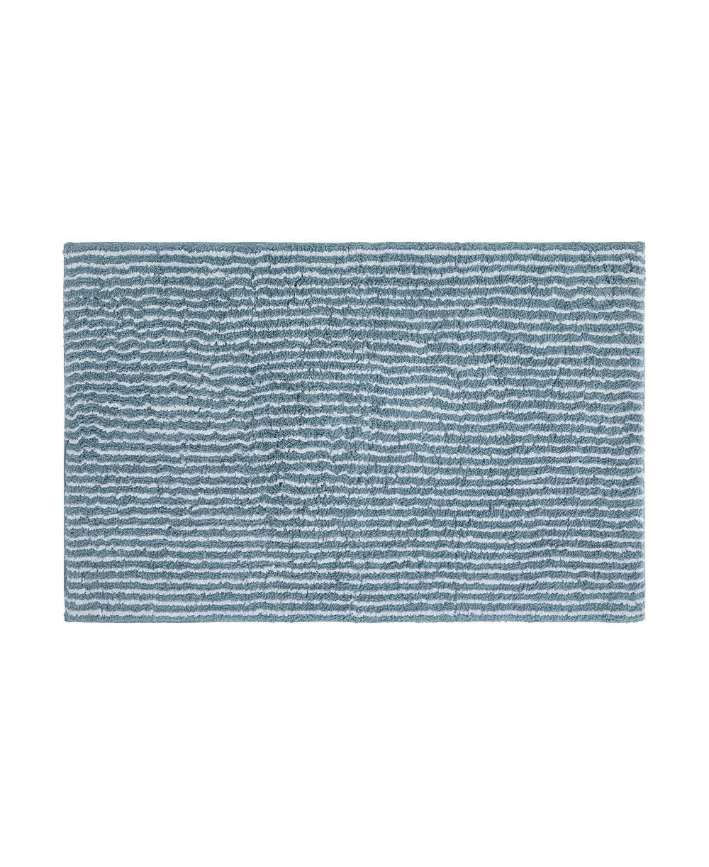 ienjoy Home Pinstripe Cotton Bath Mat, 34" x 21"