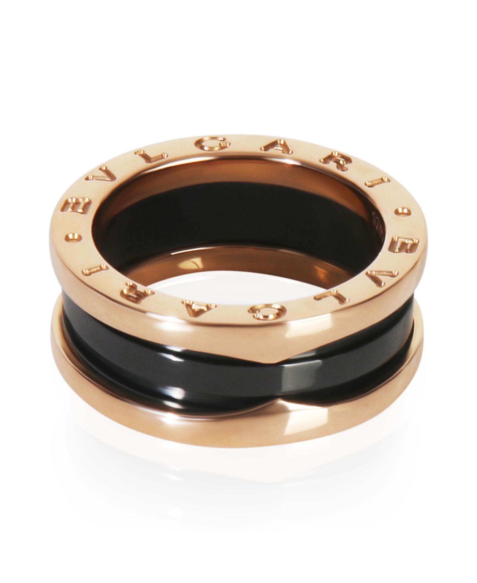 Pre-Owned Bvlgari Rose Gold  B.zero1 Ring
