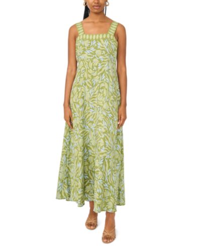 Женское платье Maxi с ширринкой на спинке MSK Women's Smocked Back Challis