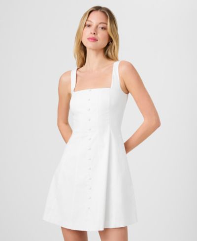 French Connection Women's Sleeveless Square Neck Mini Dress