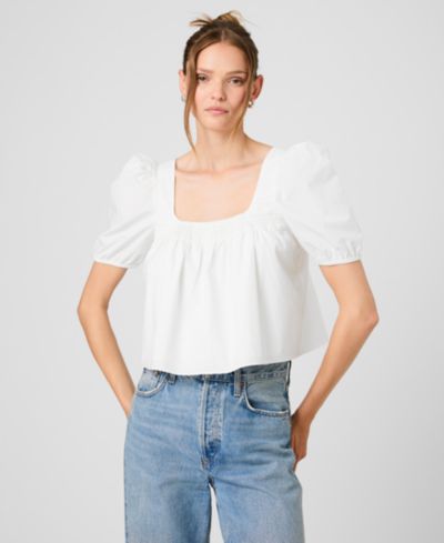 Женский топ French Connection Short-Sleeve Square Neck