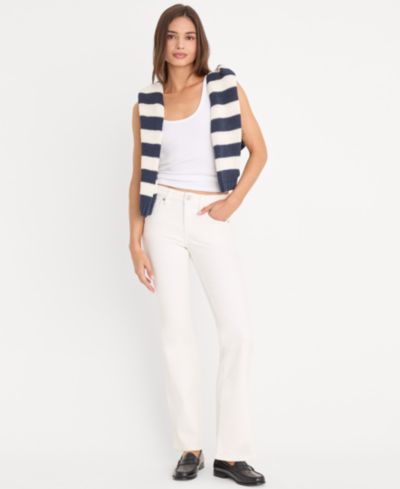 Good American Women's Low-Rise Bootcut Jeans