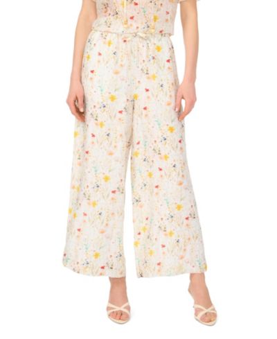 Vince Camuto Women's Mid-Rise Wide-Leg Pull-On Pants