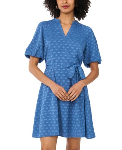 Vince Camuto Women's Puff-Sleeve Mini Dress