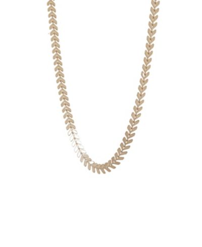 Bearfruit Jewelry ожерелье Elara Chevron Link, стильное и модное
