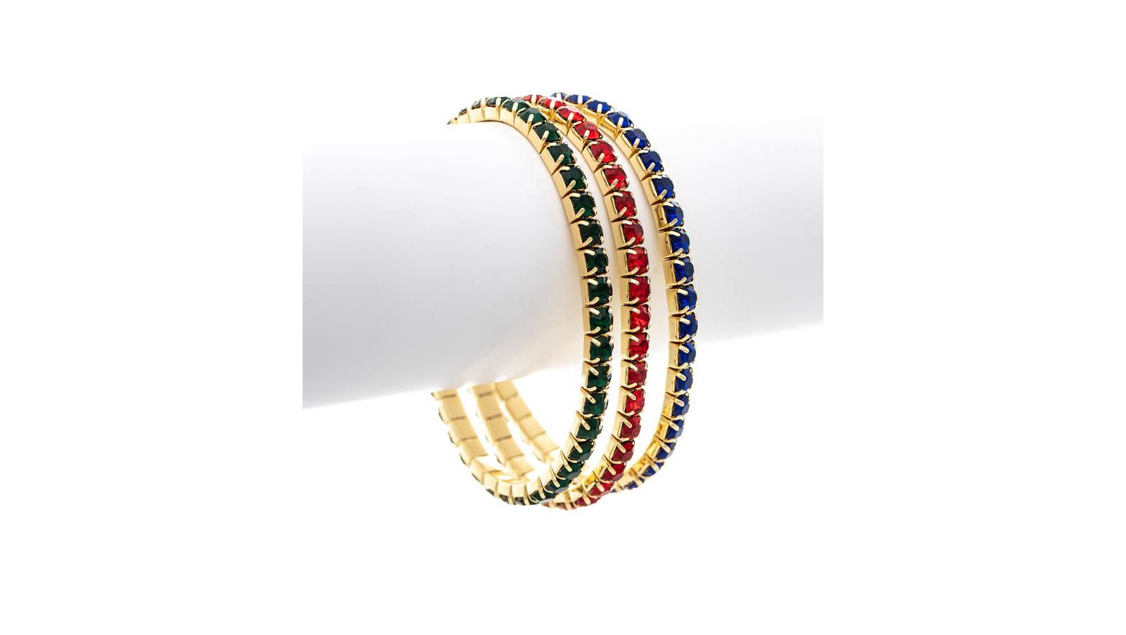 Браслет Rivka Friedman 18K Gold Plated Multi-Color CZ