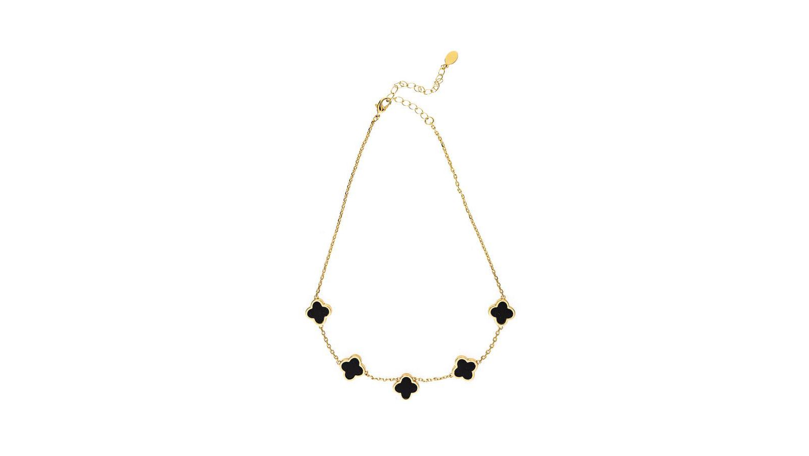 Rivka Friedman ожерелье Flower Station с позолотой 18K