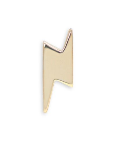 Серьга-гвоздик Anzie Jac+Jo Icon Gold Lightning Bolt