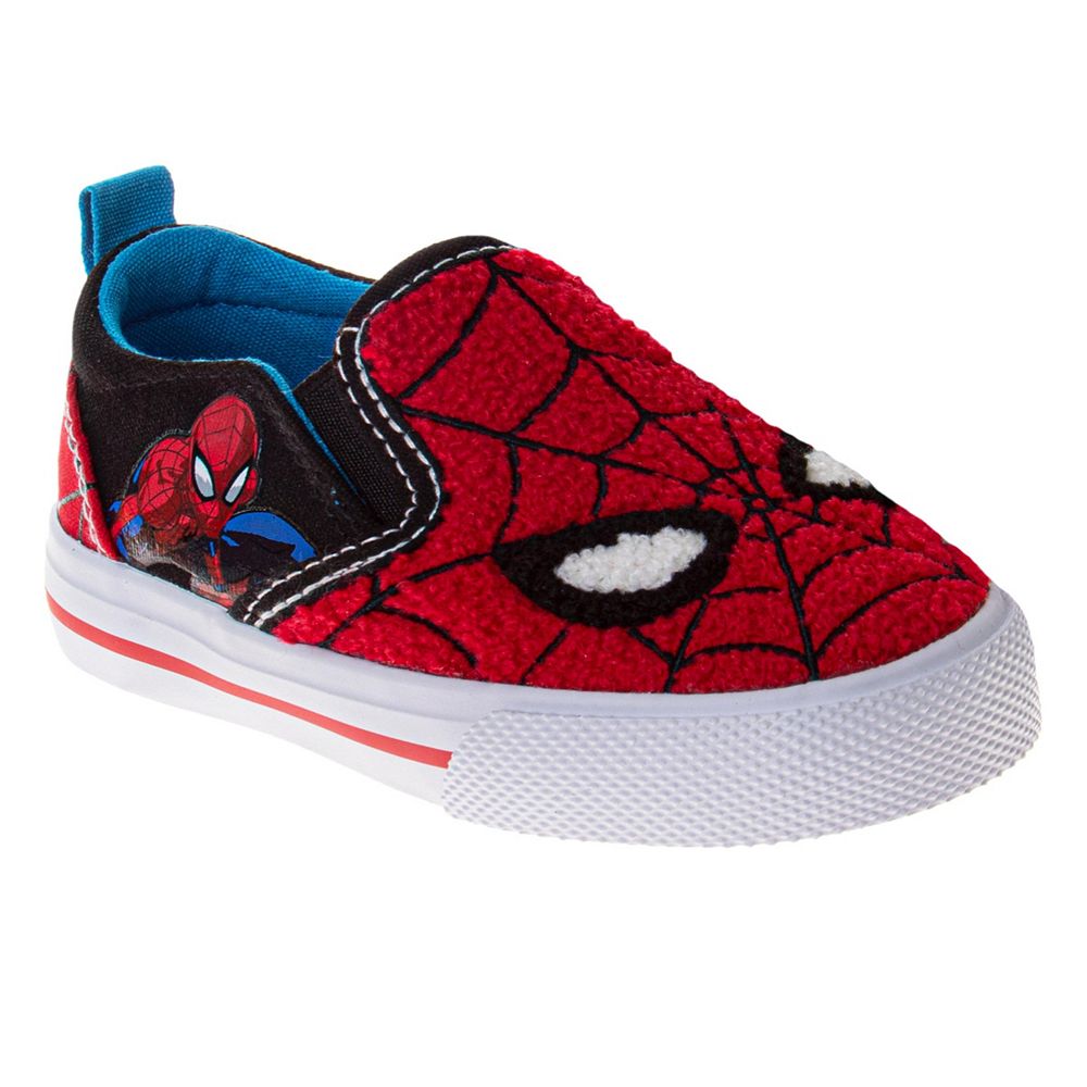 Spider-Man Boys Marvel Web-Face Boys' Slip On Canvas Shoes