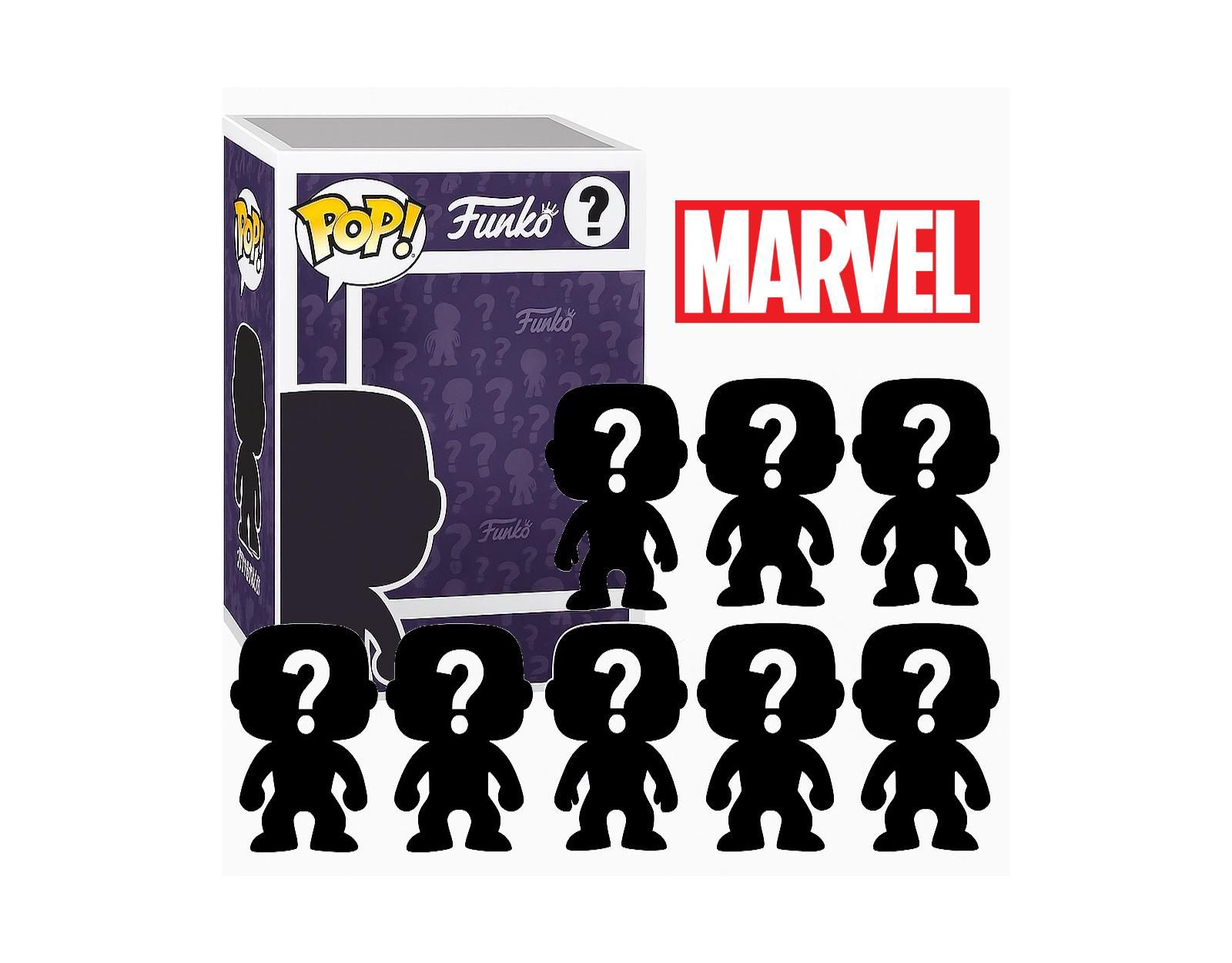 Funko Набор из 8 фигурок Marvel Pop! Mystery