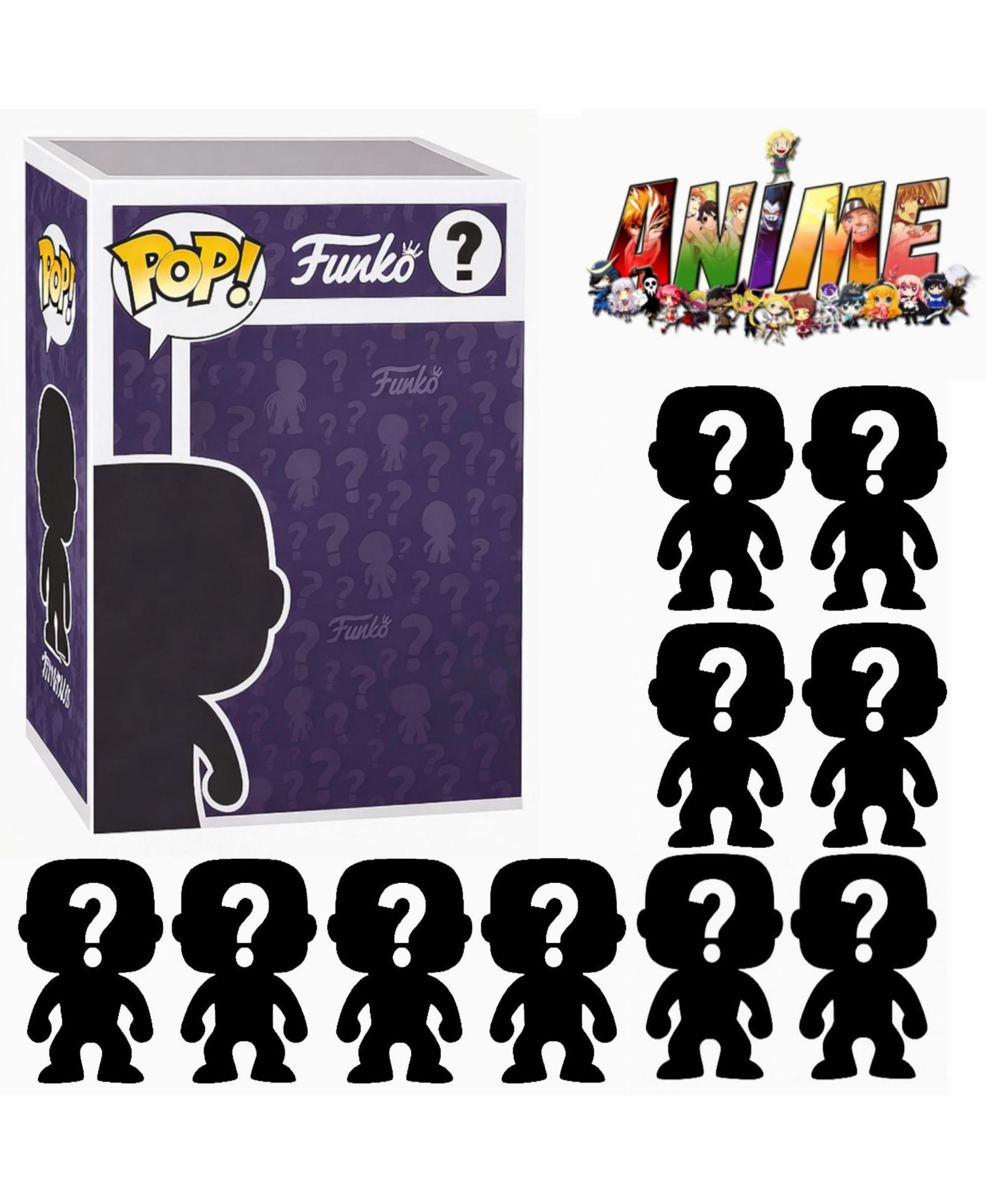 Набор Funko Pop! Mystery Anime (10 шт.)