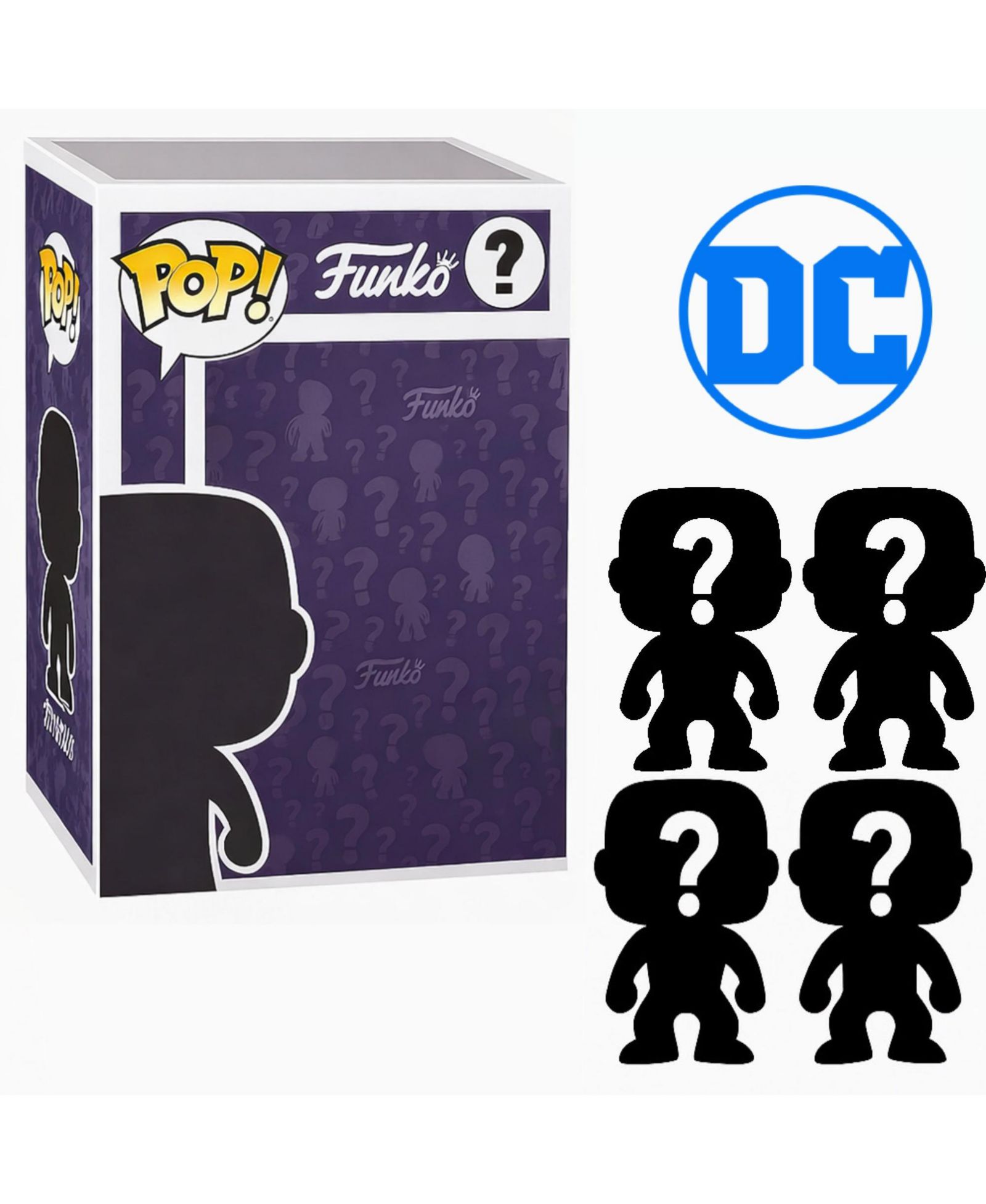 Набор Funko Pop! DC Comics, 4 шт