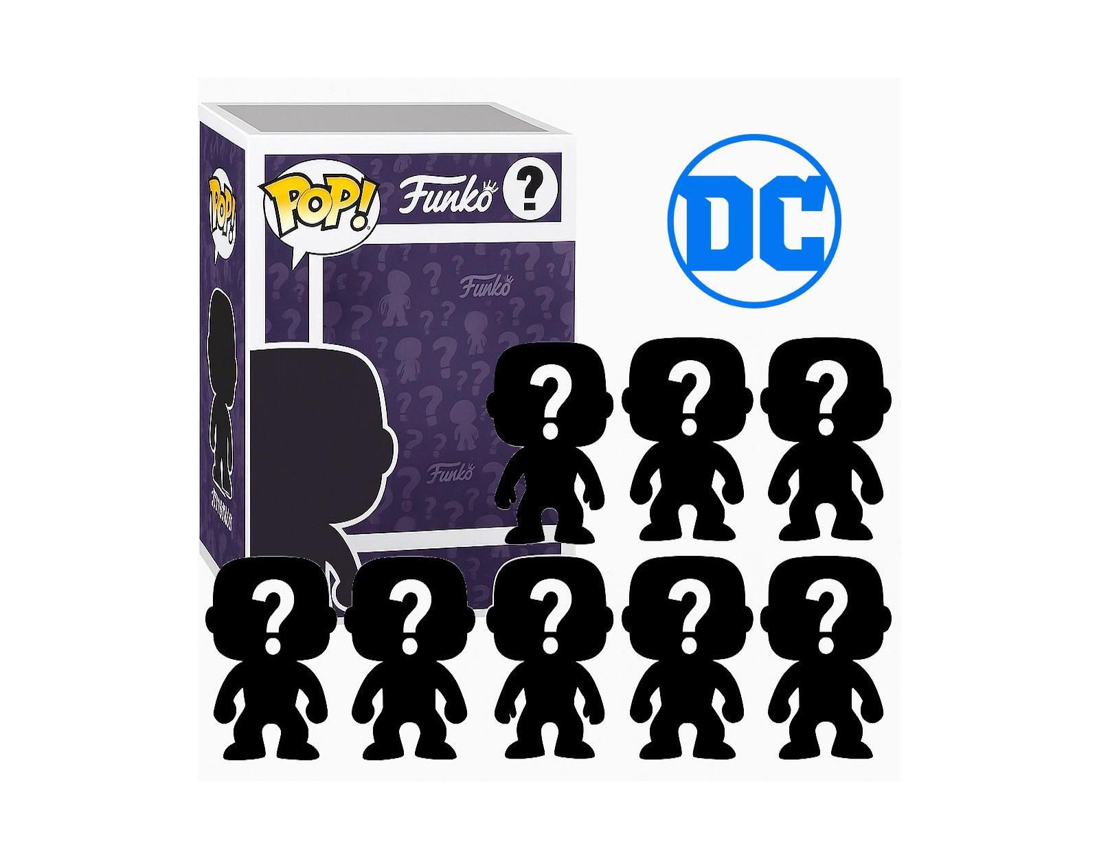 Набор Funko Pop! DC Comics Mystery Pack, 8 штук