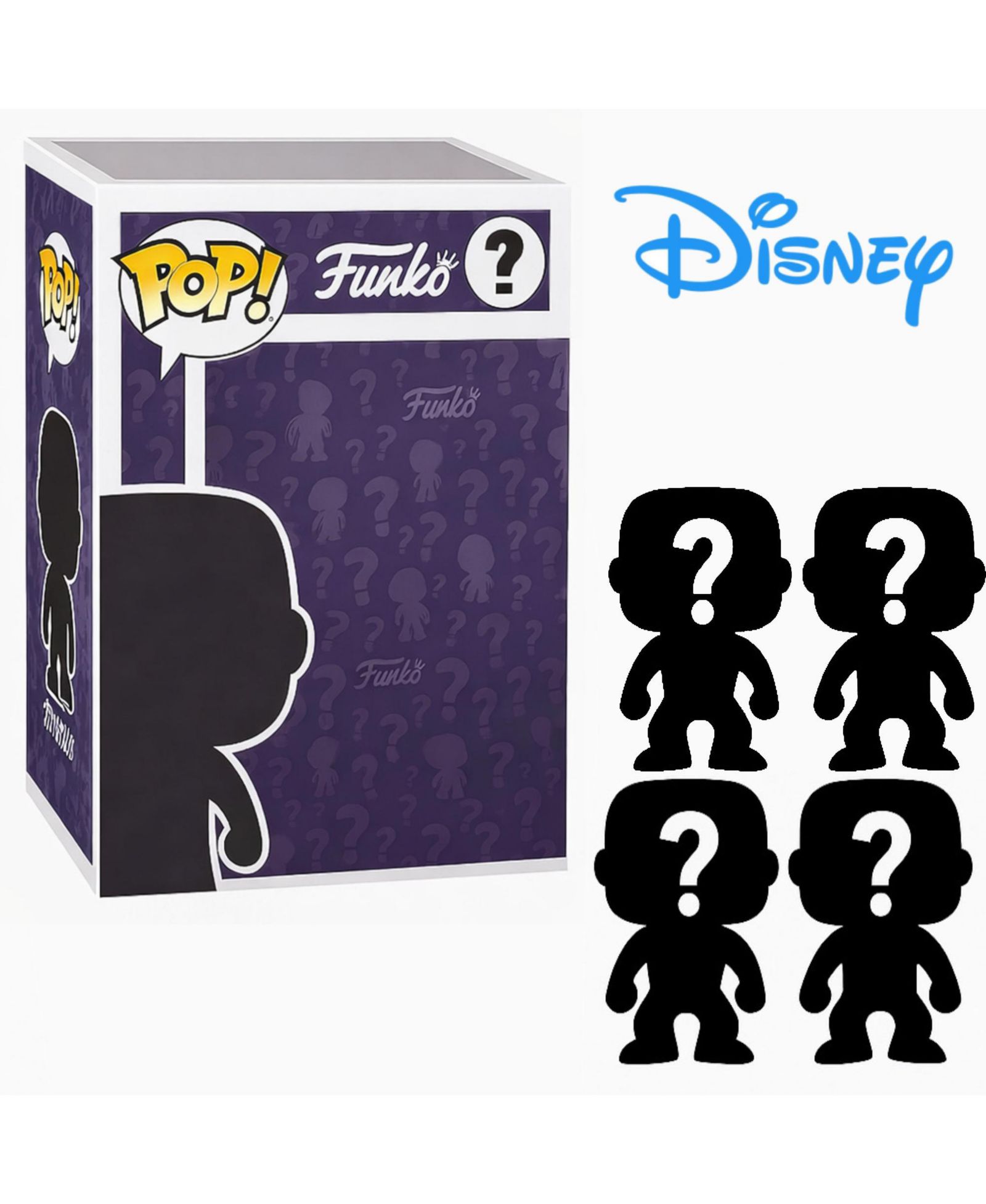 Набор Funko Set of 4 Surprise Mystery Disney Pop!