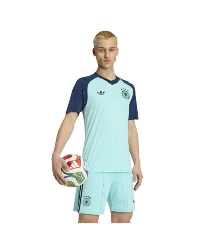 Игровая джерси adidas Men's Turquoise Germany National Team FIFA X World Cup 2026 Pre-Match Away Training Jersey