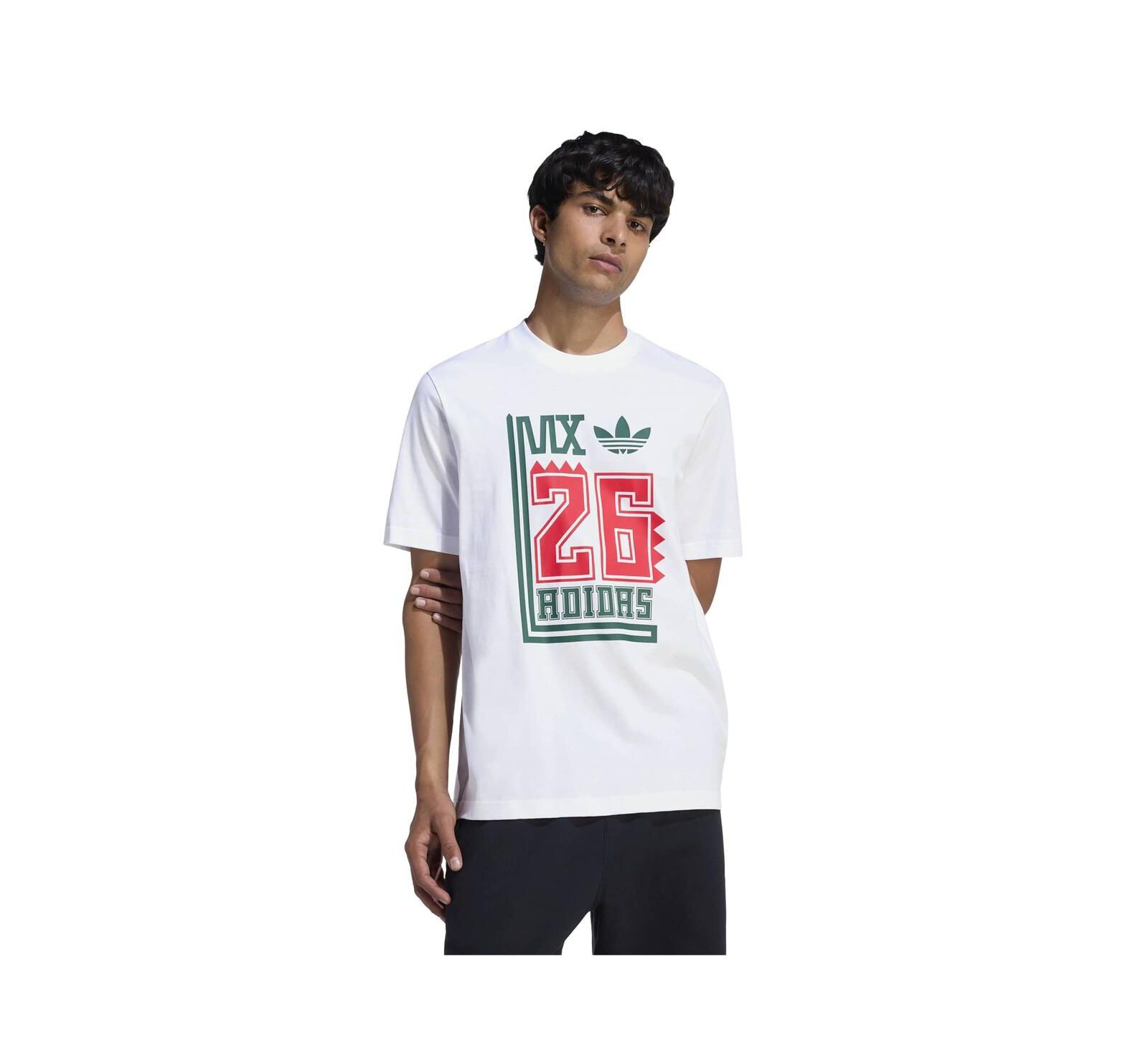 Adidas Men's White Mexico National Team FIFA X World Cup 2026 Alphaskin T-Shirt