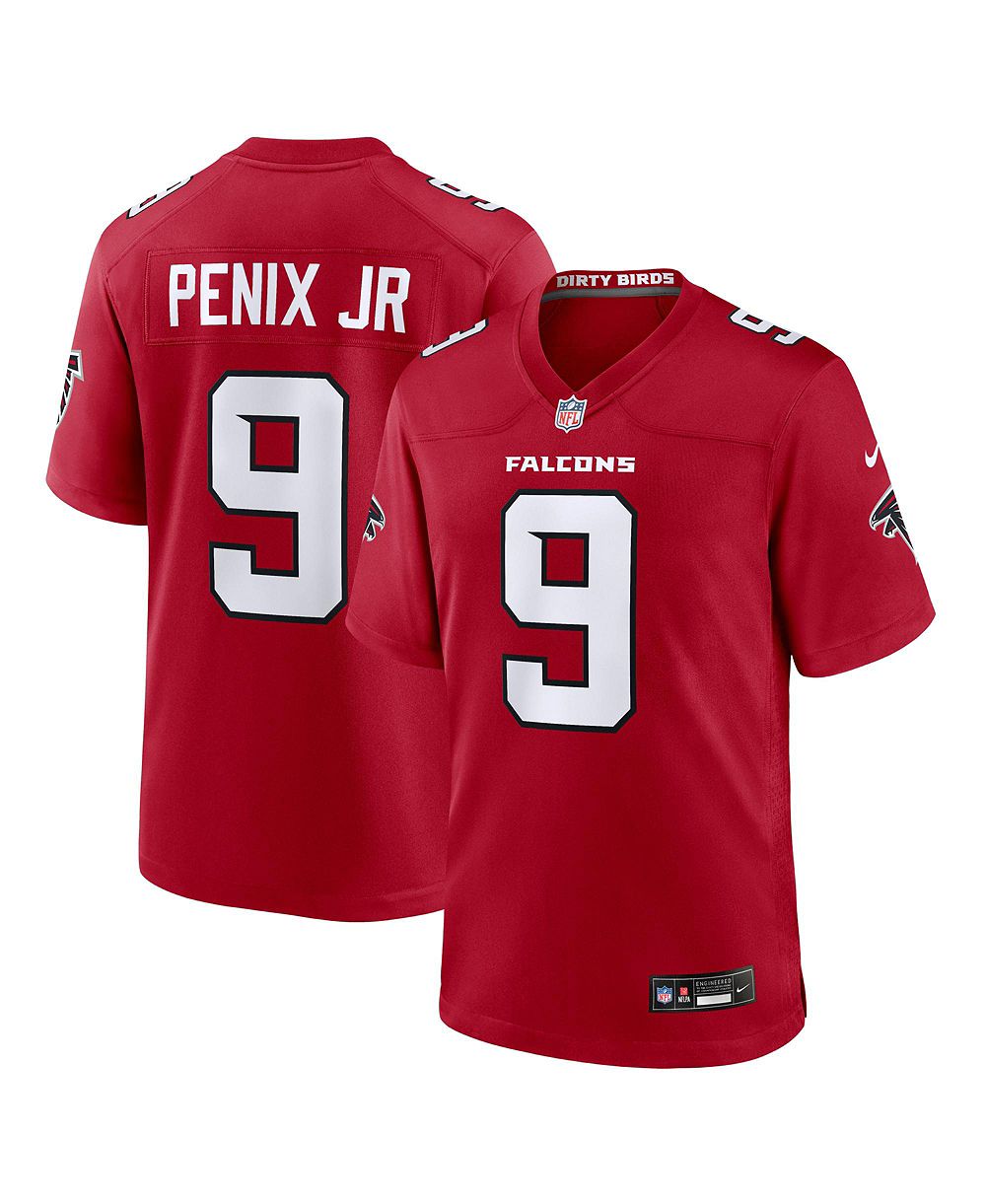 Мужская джерси Nike Michael Penix Jr. Red Atlanta Falcons Game