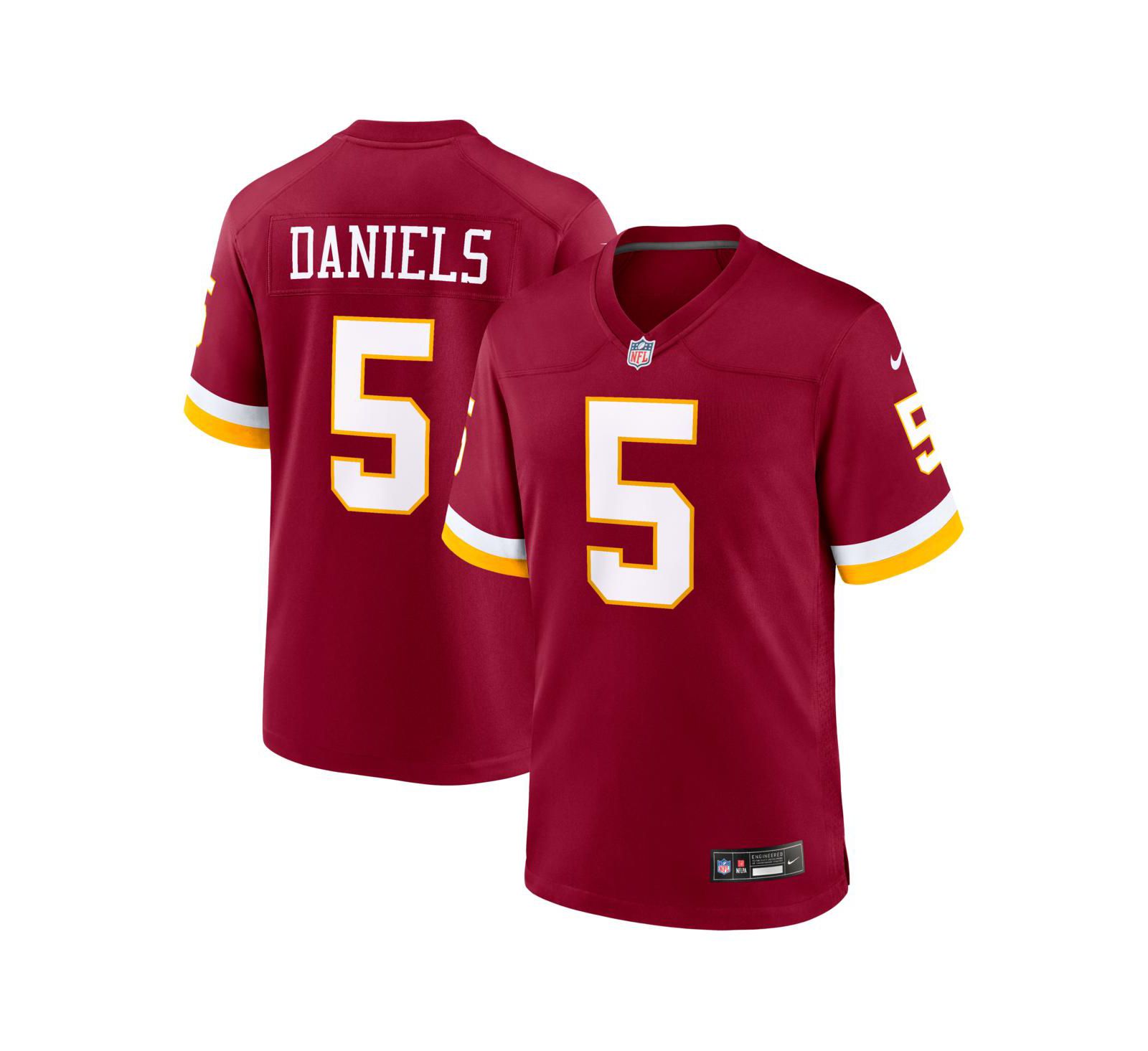 Nike Men's Jayden Daniels Burgundy Washington Commanders Game Jersey