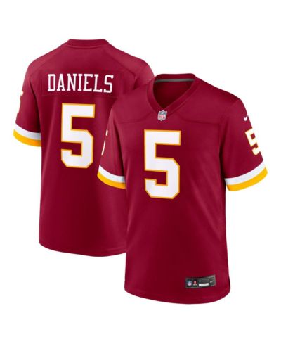 Мужская игровая джерси Nike Jayden Daniels Burgundy Washington Commanders