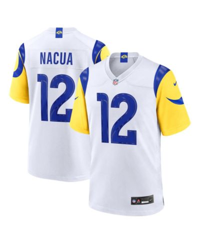 Nike Men's Puka Nacua White Los Angeles Rams White Game Player Jersey
