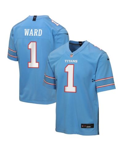 Игровая джерси Nike Cameron Ward Light Blue Tennessee Titans для мальчиков и девочек