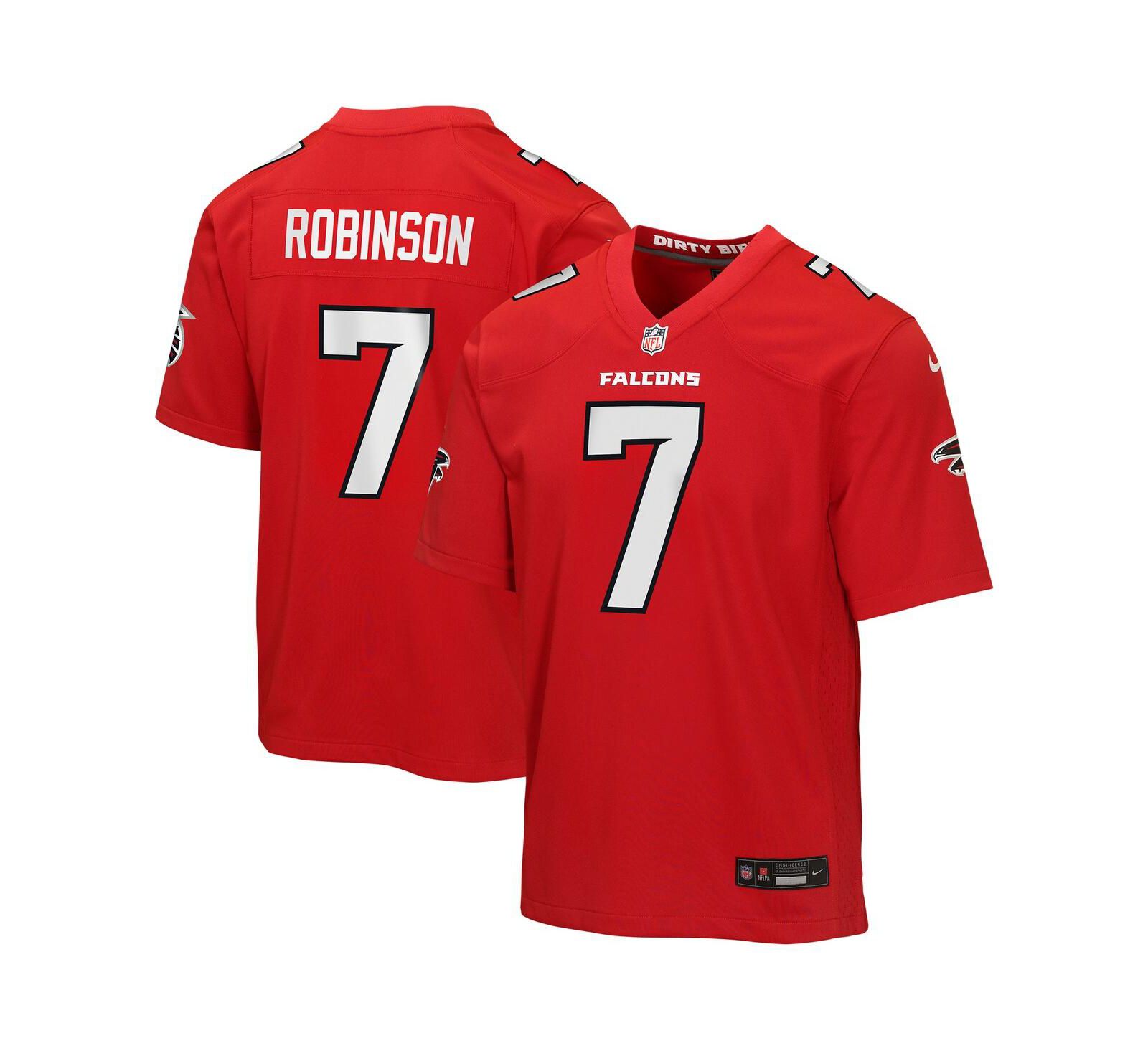 Детская джерси Nike Bijan Robinson Atlanta Falcons Red