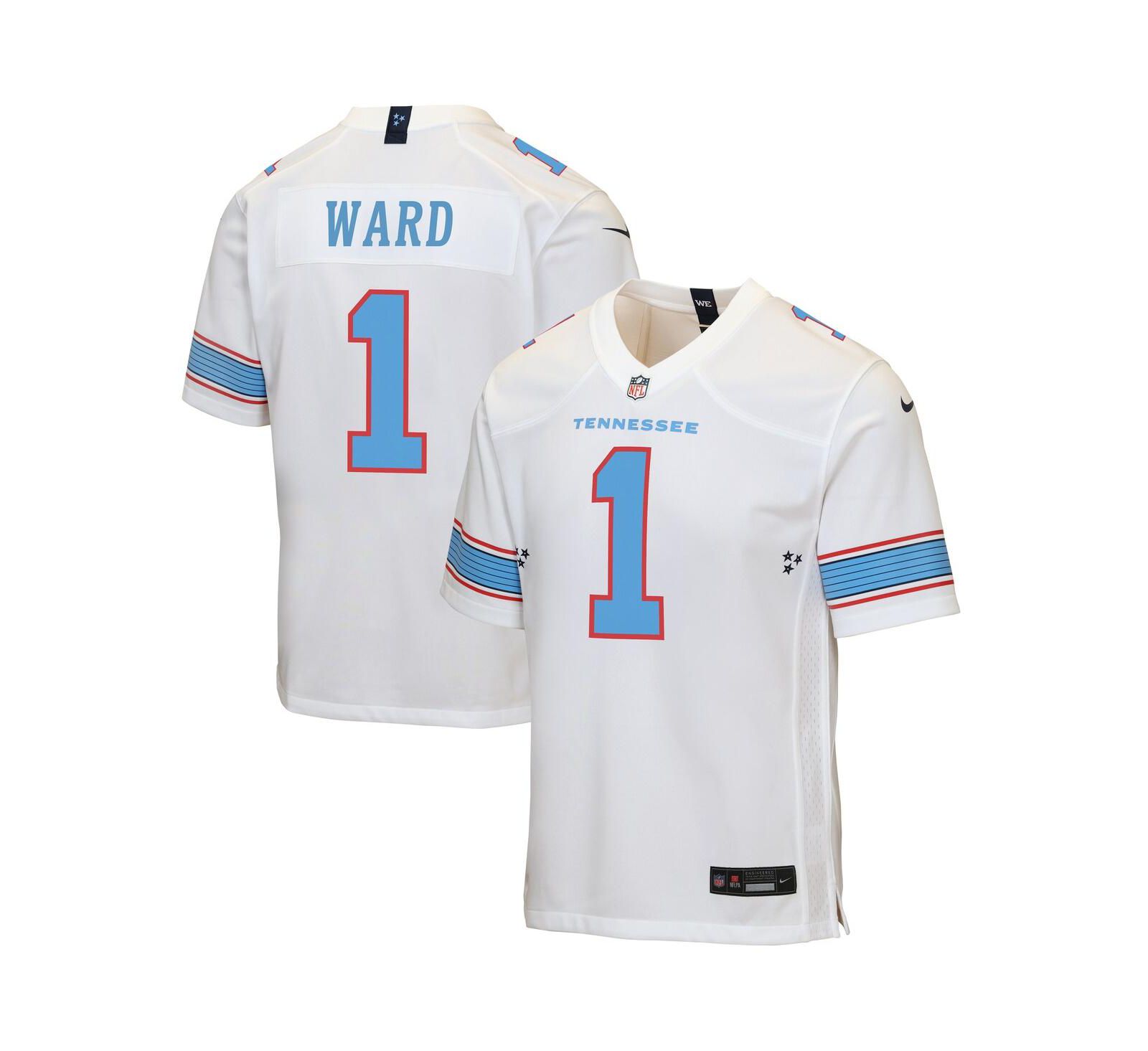 Детская джерси Nike Cameron Ward White Tennessee Titans Game
