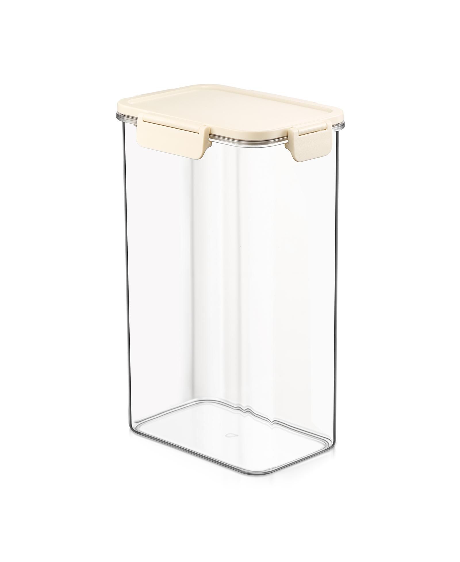 Sorbus 3000ml/105.82oz Clear Stackable Airtight Food Storage Container for Pantry, Rice, Pasta, Cereal and More