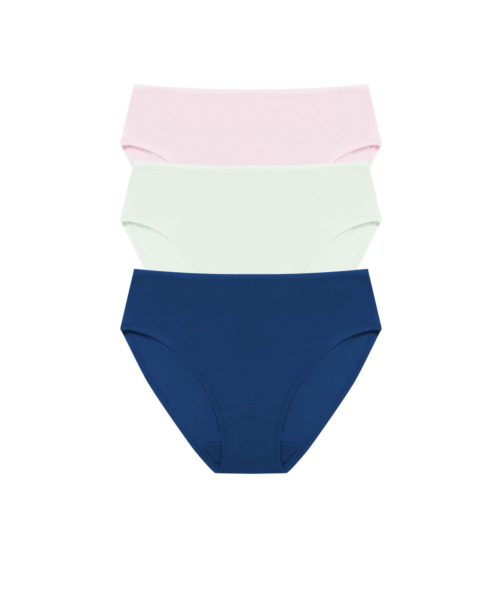 Natori Women's Bliss Bare Cotton Hipster 3 Pack