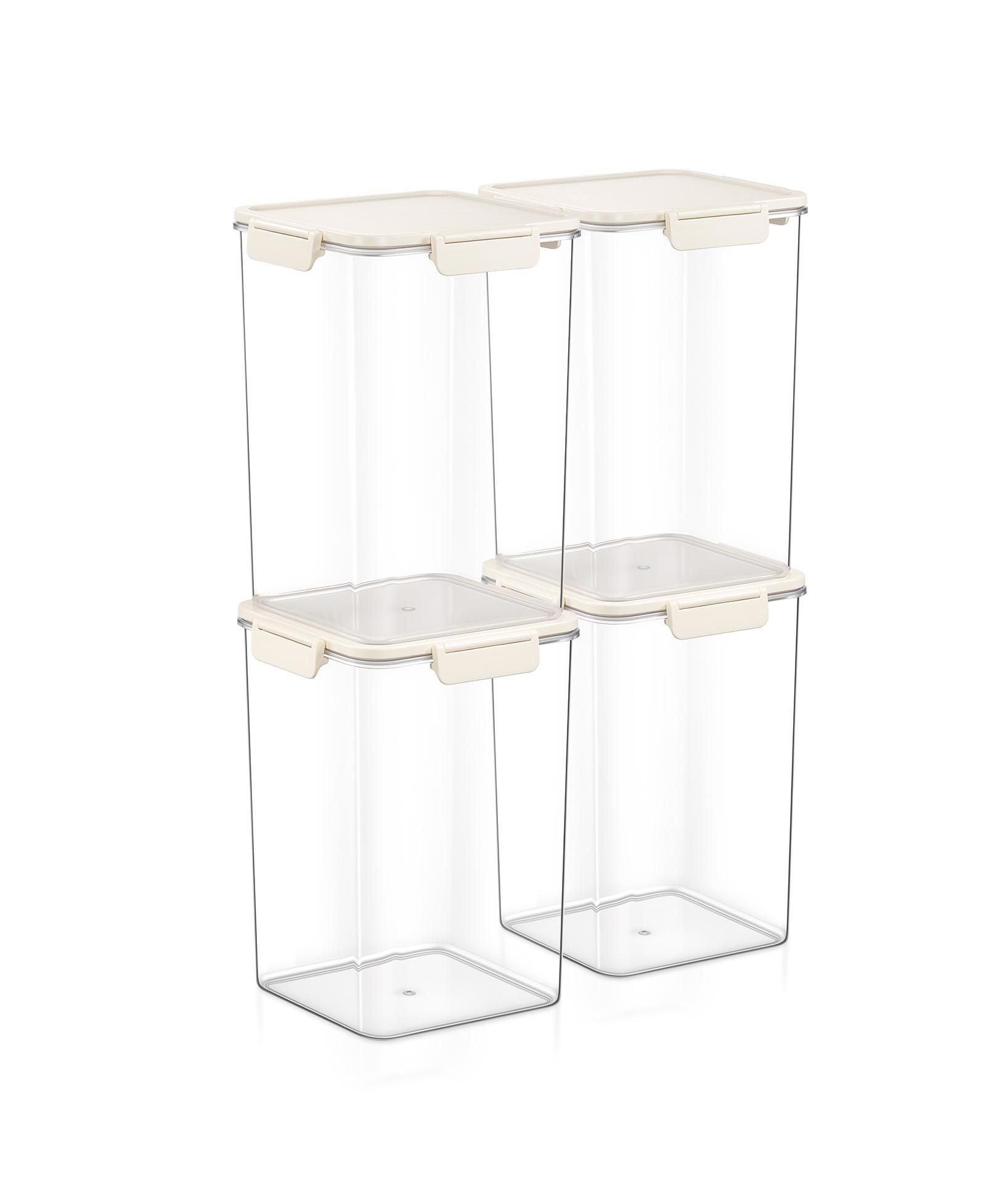 Контейнеры для хранения Sorbus, 4 шт., 4500ml, прозрачные, герметичные