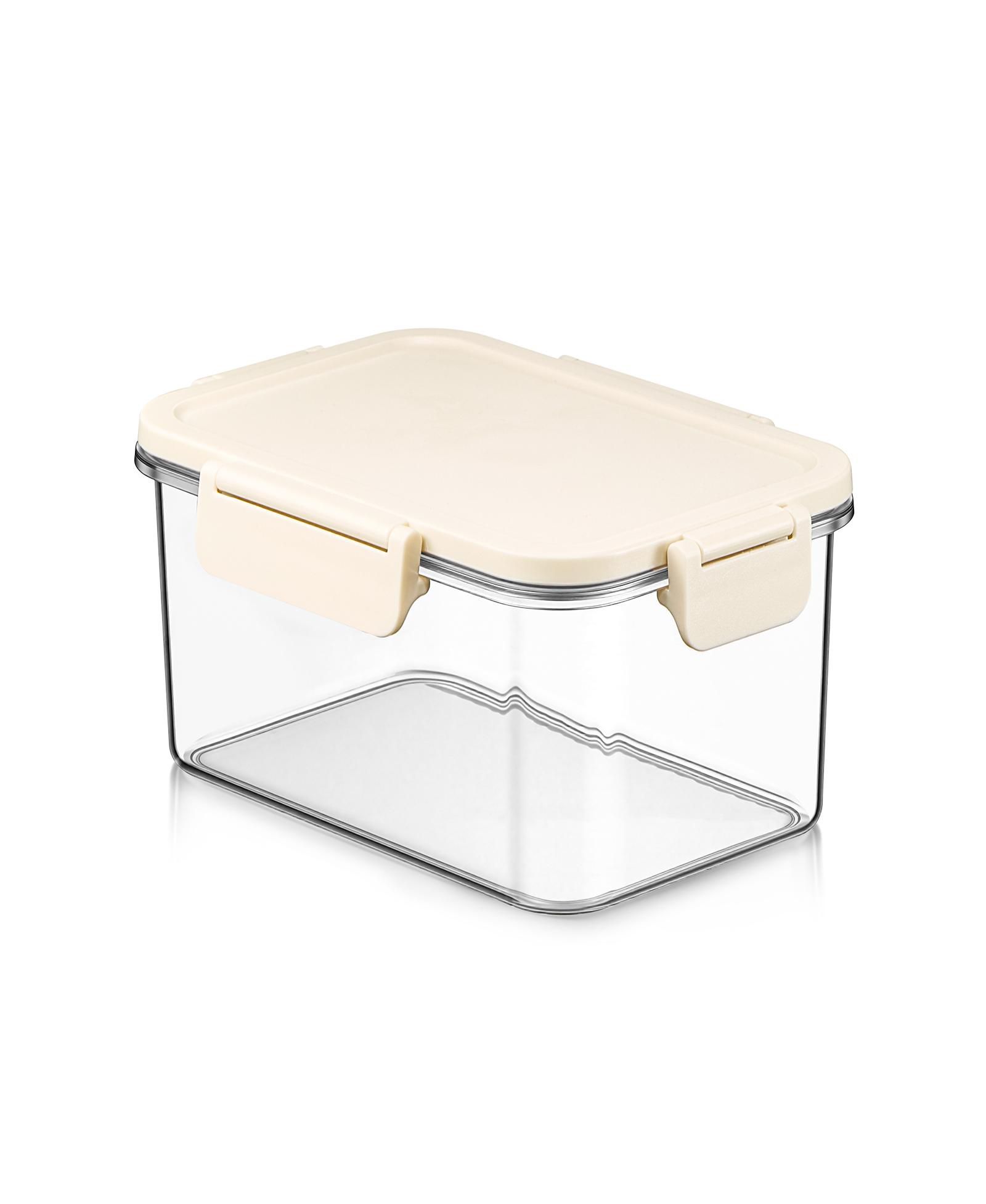 Sorbus 900ml/31.75oz Clear Stackable Airtight Food Storage Container for Pantry, Rice, Pasta, Cereal and More