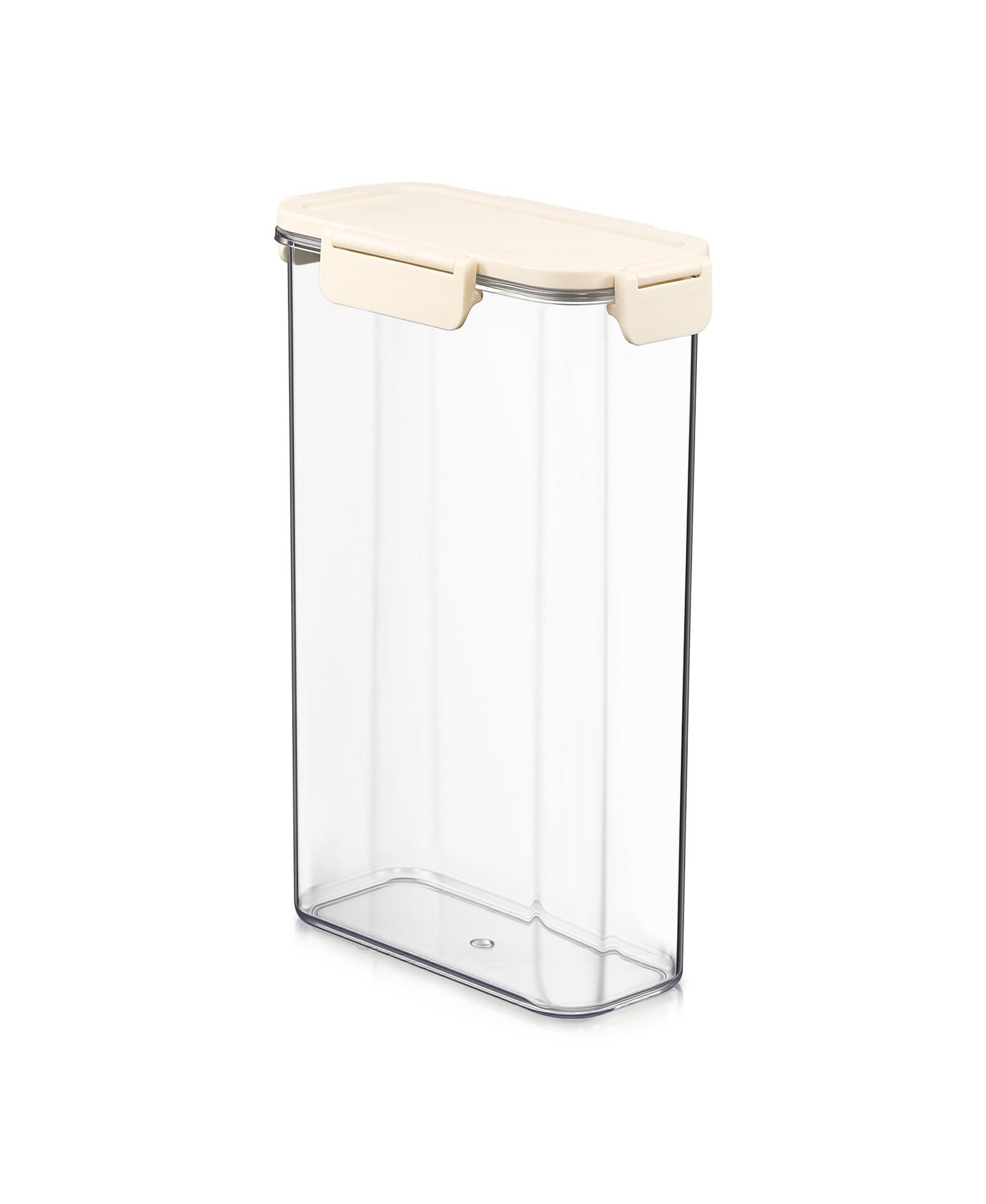 Sorbus 2000ml/70.55oz Clear Stackable Airtight Food Storage Container for Pantry, Rice, Pasta, Cereal and More