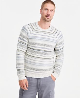 Sun + Stone Men's Raglan-Seam Crewneck Sweater, Macy's Exclusive